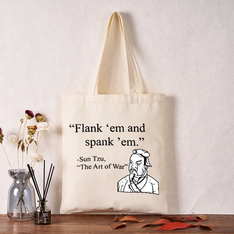 Tokyo-Tiger The Art Of War Funny Tote Bag