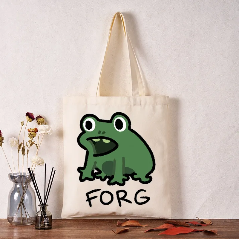 Tokyo-Tiger Funny Forg Japan Tote Bag