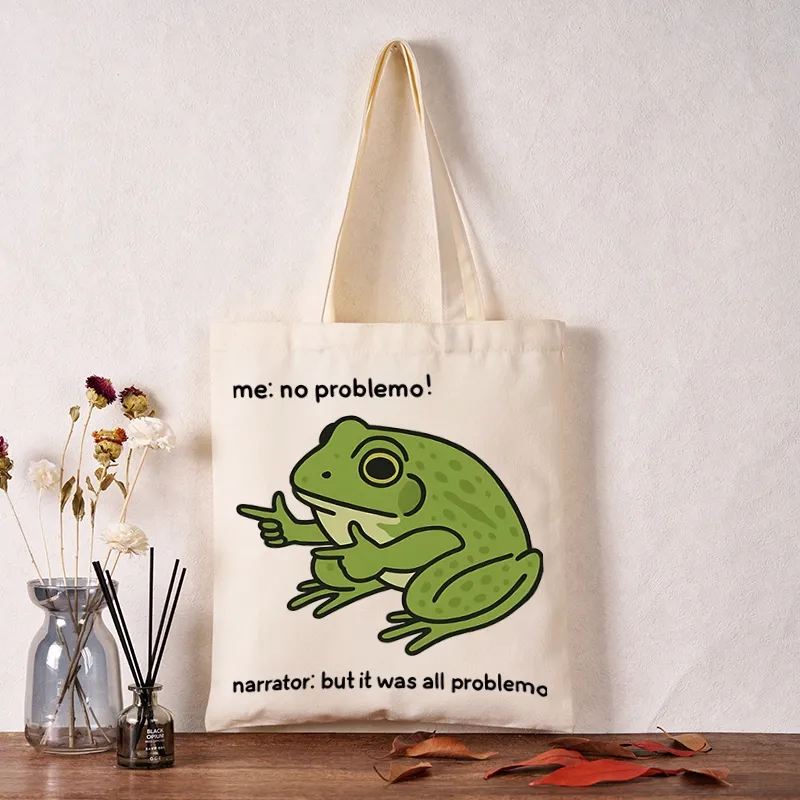 Tokyo-Tiger Stupid Frog Meme Tote Bag