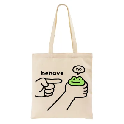 Tokyo-Tiger Dishonest Frog Tote Bag