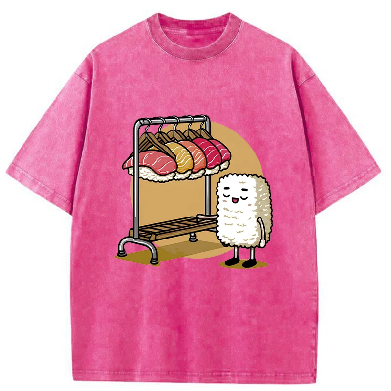 Tokyo-Tiger Sushi Selection Hat Washed T-Shirt