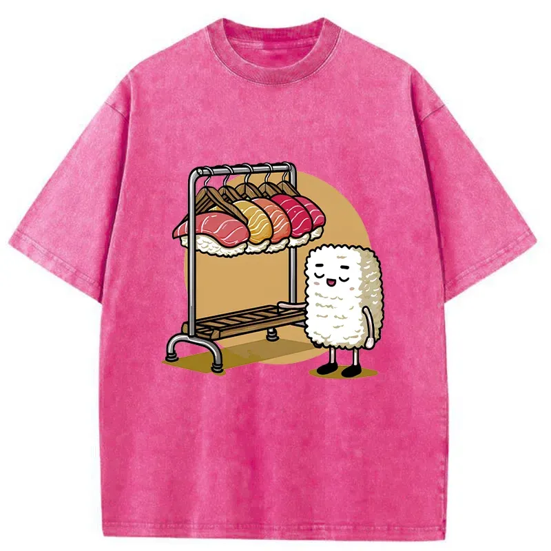 Tokyo-Tiger Sushi Selection Hat Washed T-Shirt