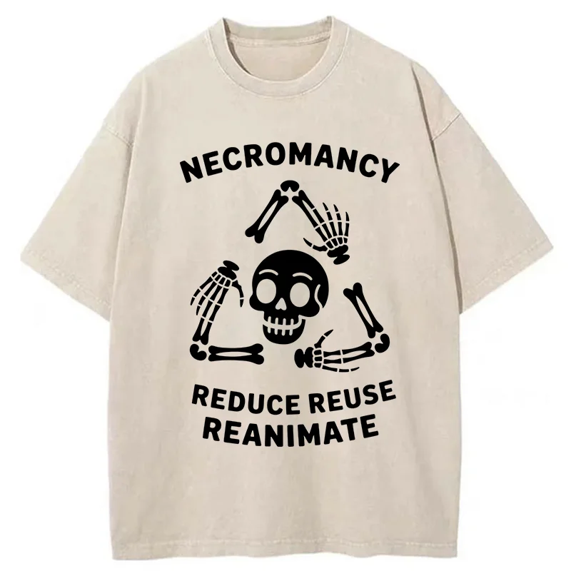 Tokyo-Tiger 3R Skull  Washed T-Shirt