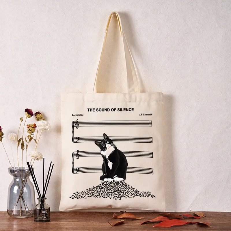 Tokyo-Tiger The Sound Of Silence Tote Bag