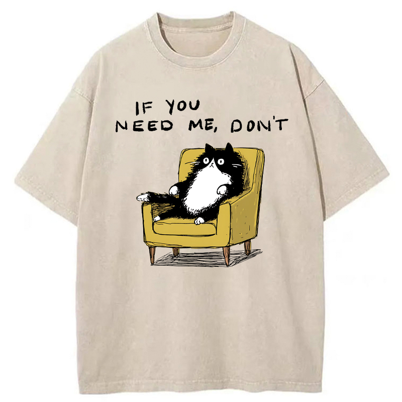 Tokyo-Tiger Unavailable Cat Washed T-Shirt