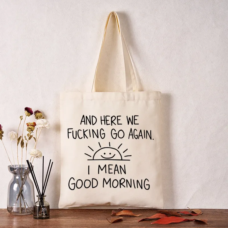 Tokyo-Tiger Different Meanings Of "Good Morning" Tote Bag