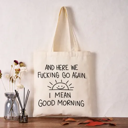 Tokyo-Tiger Different Meanings Of "Good Morning" Tote Bag