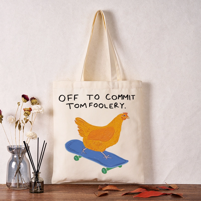 Tokyo-Tiger Chicken Was About To Do Something Bad Tote Bag