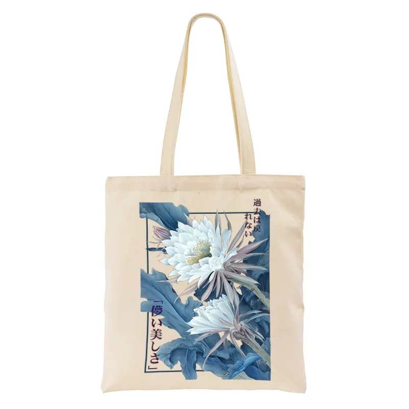 Tokyo-Tiger Vintage Epiphyllum-Short-lived beauty Poster Tote Bag