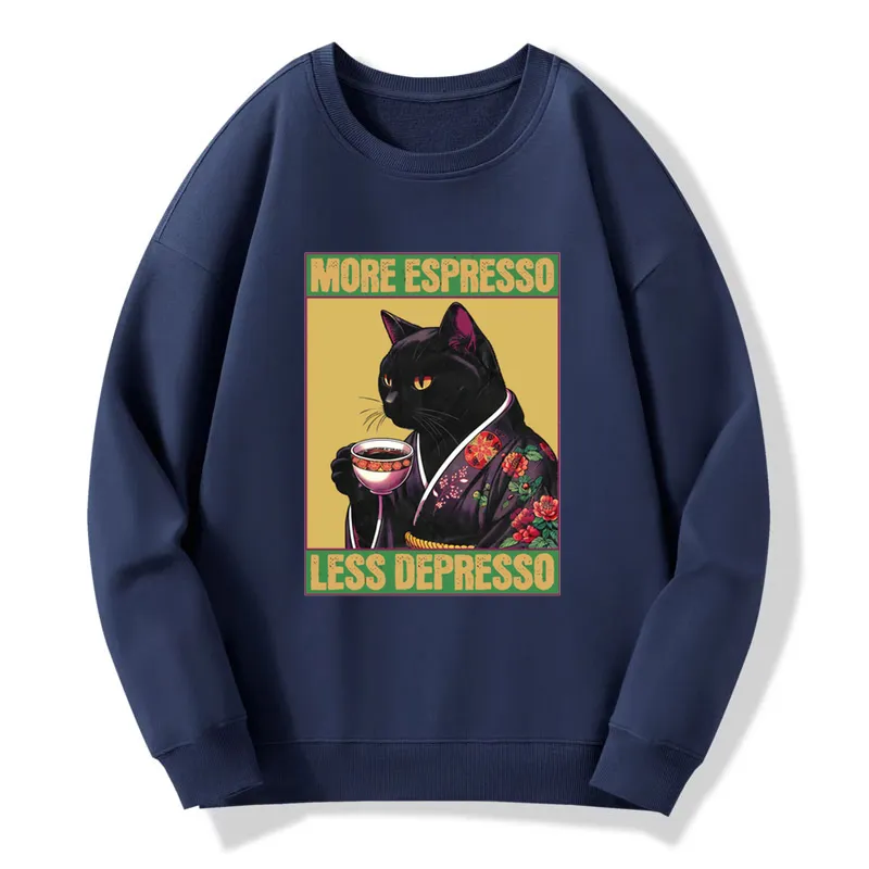 Tokyo-Tiger Up Caffeine Down Depression Sweatshirt