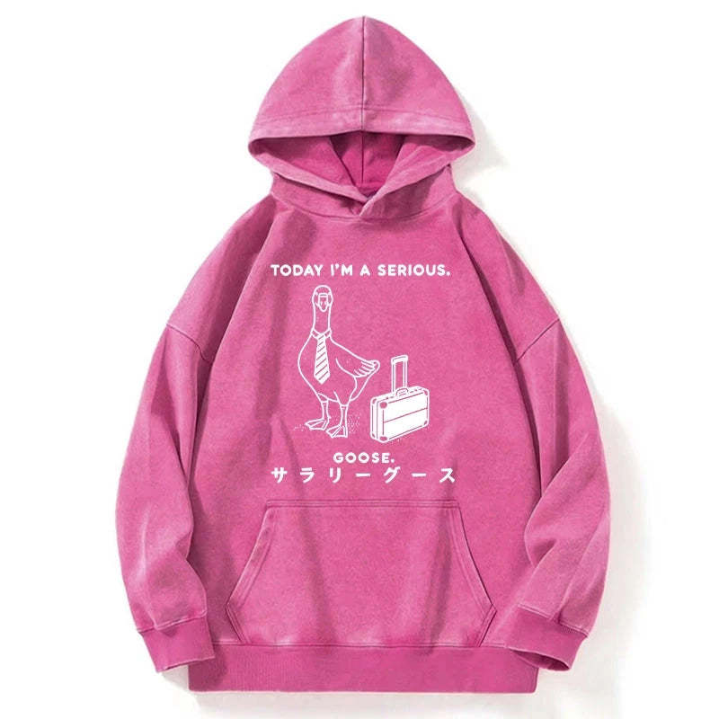 Tokyo-Tiger Hard Working Goose Washed Hoodie