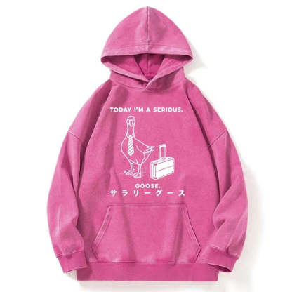 Tokyo-Tiger Hard Working Goose Washed Hoodie