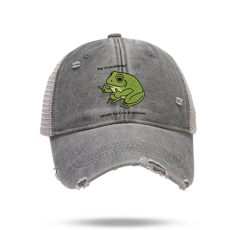 Tokyo-Tiger Stupid Frog Meme Trucker Cap