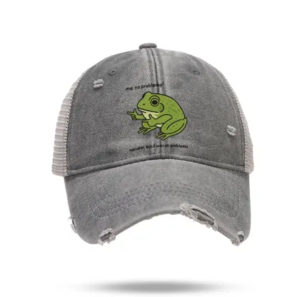 Tokyo-Tiger Stupid Frog Meme Trucker Cap