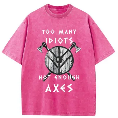 Tokyo-Tiger Viking Quotes Meme Washed T-Shirt