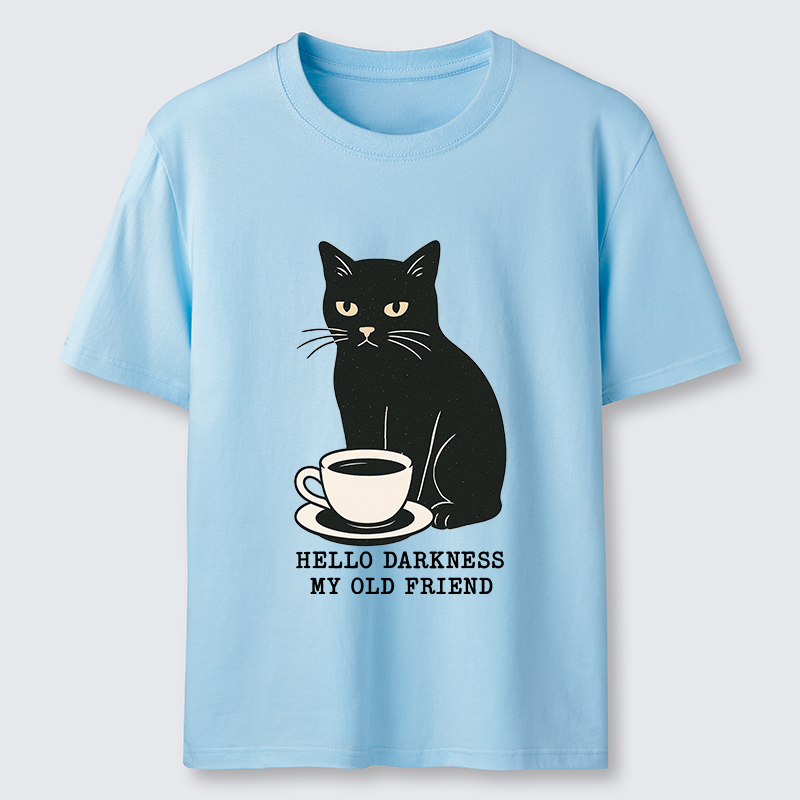 Tokyo-Tiger Black Cat Drinking Coffee Classic T-Shirt