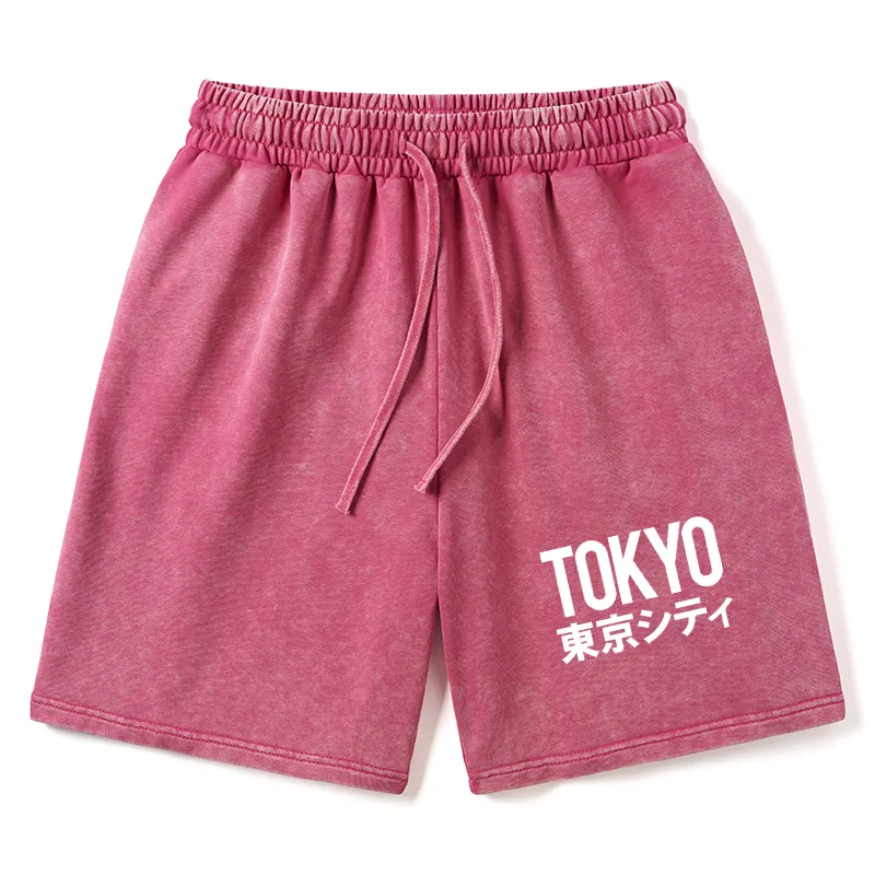 Tokyo-Tiger Tokyo City Washed Shorts