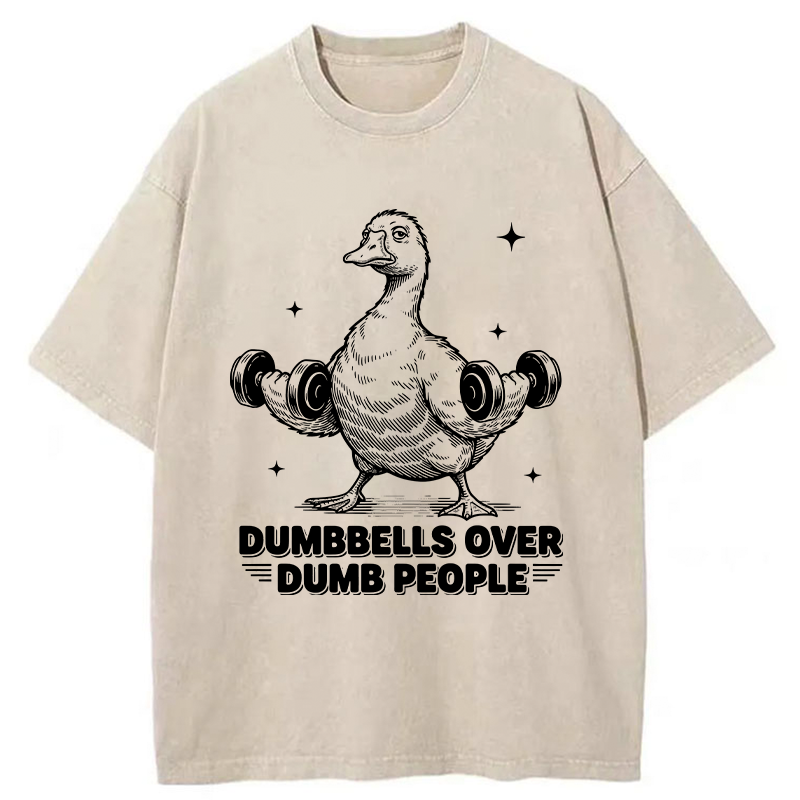 Tokyo-Tiger Goose That Works Out Washed T-Shirt