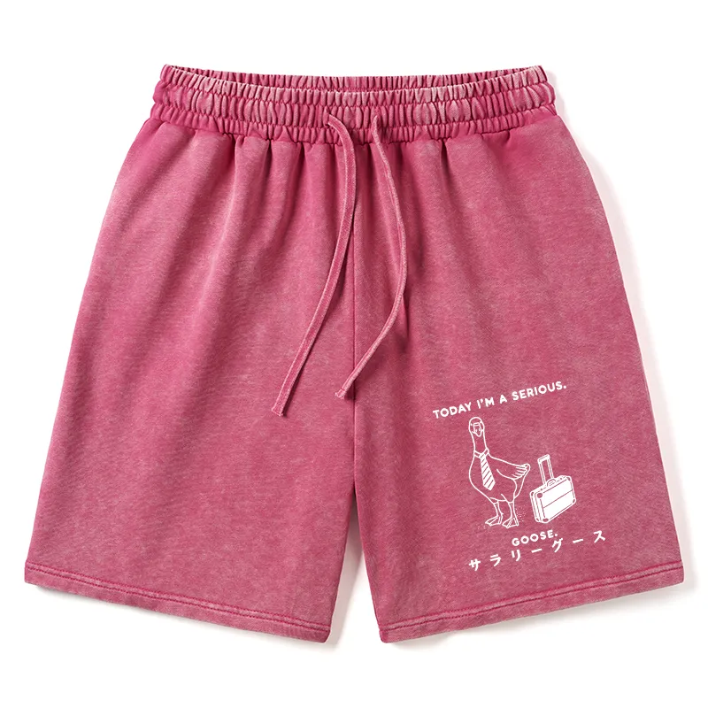 Tokyo-Tiger Hard Working Goose Washed Shorts