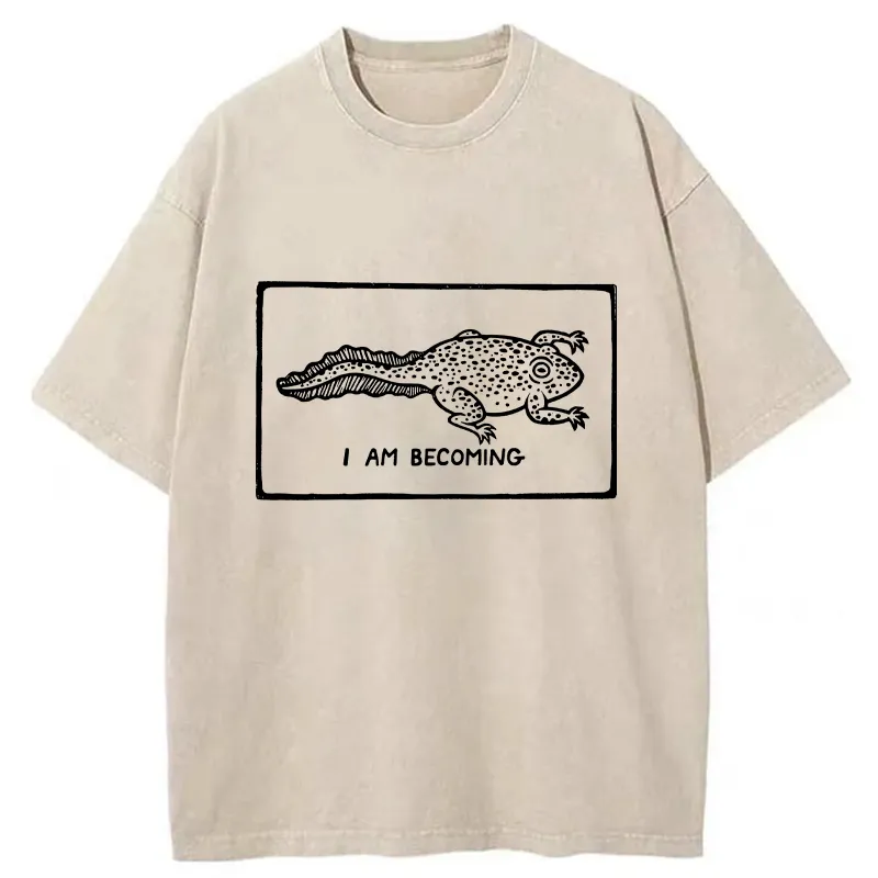 Tokyo-Tiger I Am Evolving Washed T-Shirt Sale