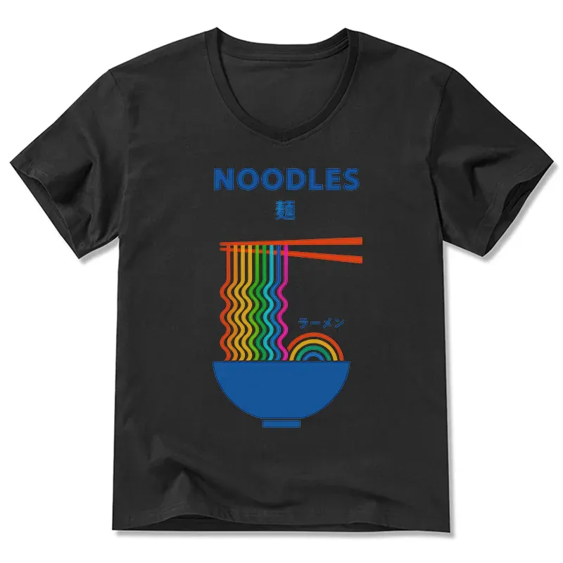 Tokyo-Tiger Rainbow Ramen V-Neck Classic T-Shirt