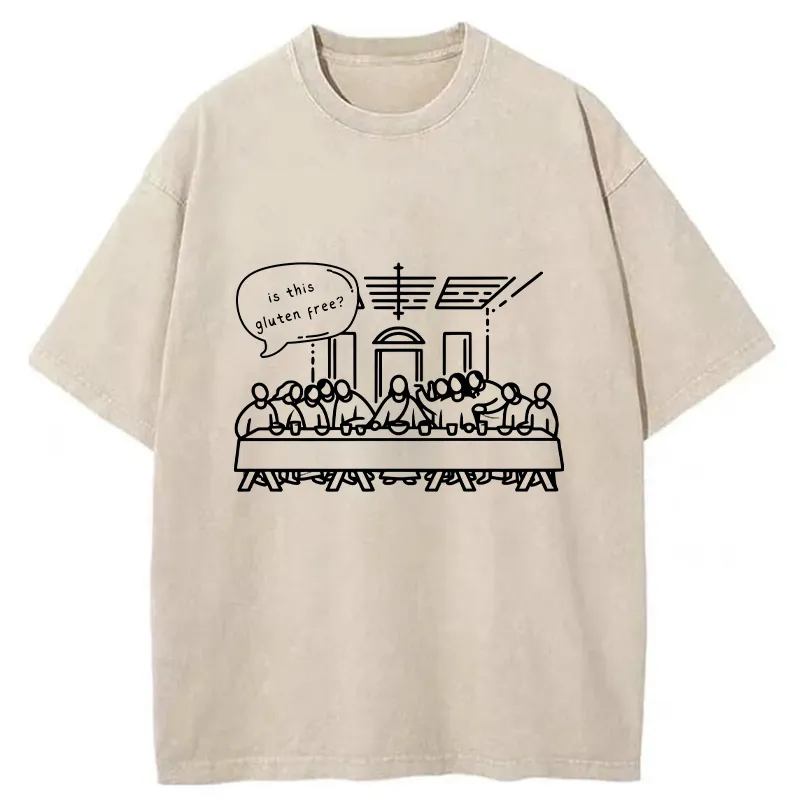 Tokyo-Tiger Gluten-free Dinner Washed T-Shirt