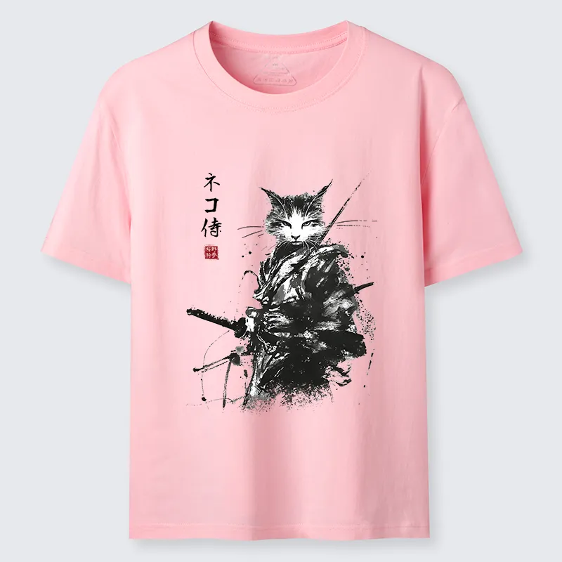 Tokyo-Tiger Inkblade Samurai Cat Classic T-Shirt