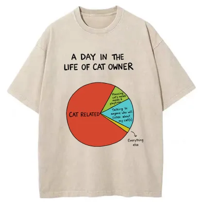 Tokyo-Tiger Centered Around The Life Of A Cat Washed T-Shirt