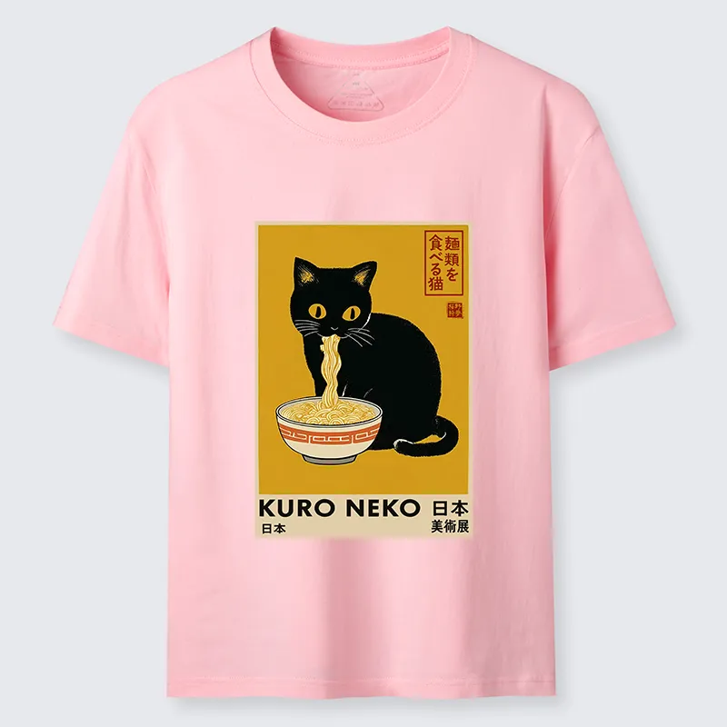 Tokyo-Tiger Kuro Neko Ramen Classic T-Shirt