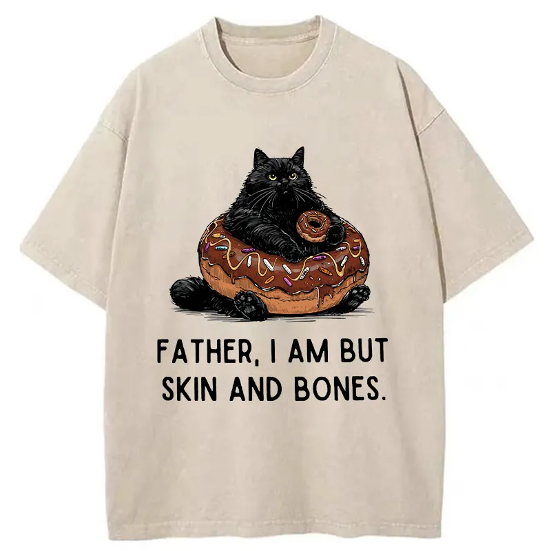 Tokyo-Tiger Fat Cat Is Begging For Food Washed T-Shirt Sale