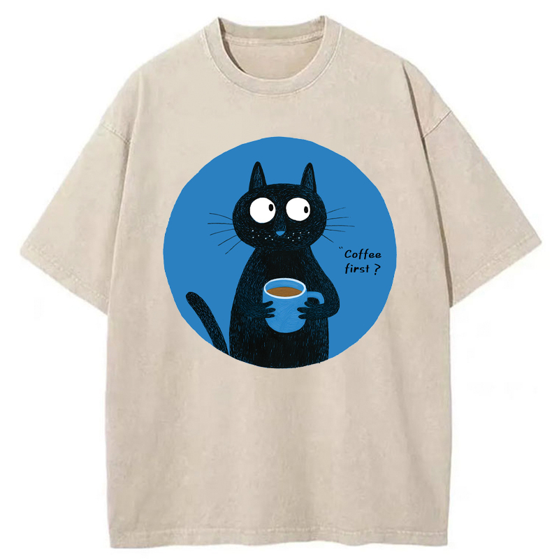 Tokyo-Tiger Coffee First Washed T-Shirt