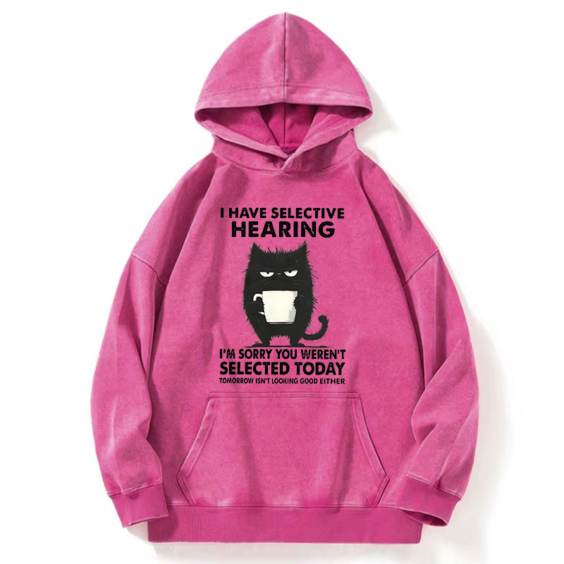 Tokyo-Tiger Selective Hearing Washed Hoodie