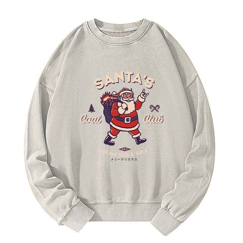 Tokyo-Tiger Santa's Coal Club Japan Washed Sweatshirt