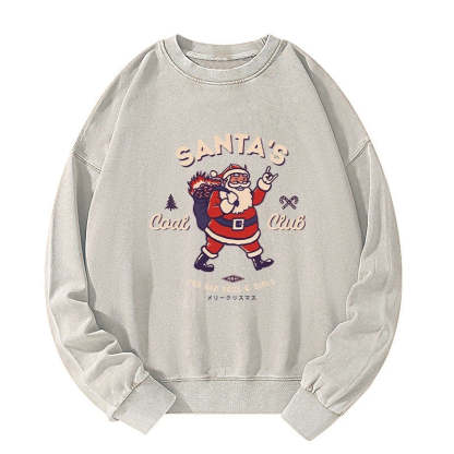 Tokyo-Tiger Santa's Coal Club Japan Washed Sweatshirt
