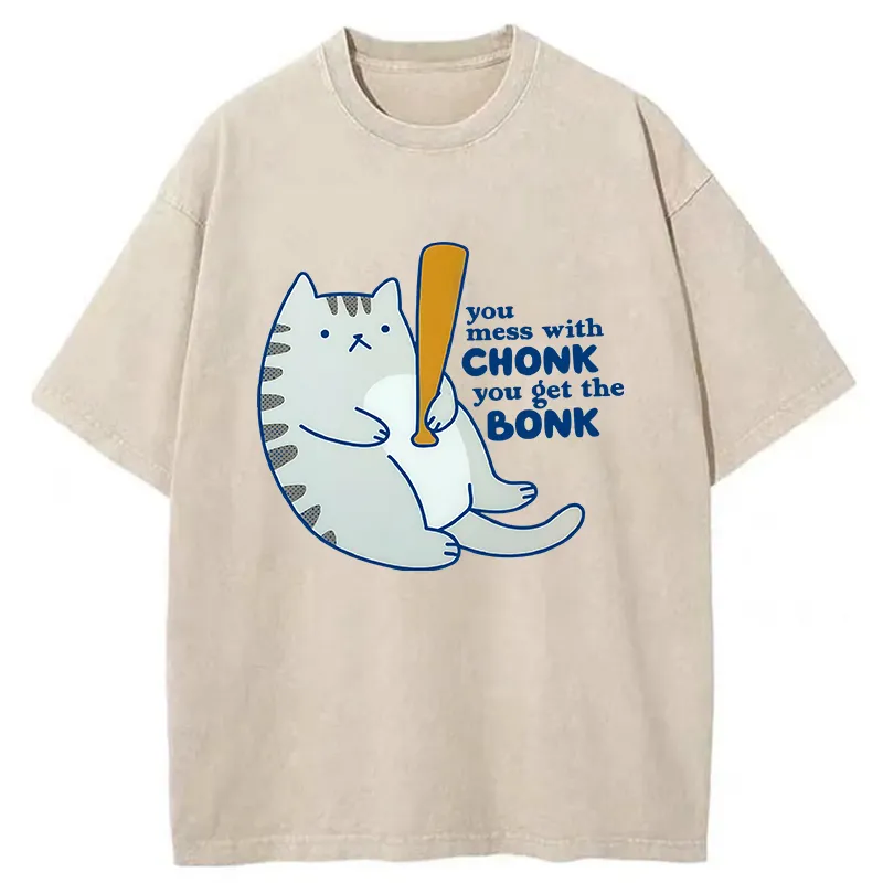 Tokyo-Tiger Get Beaten By The Cat Washed T-Shirt Sale