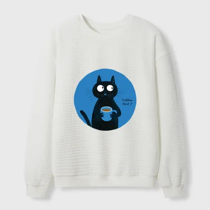 Tokyo-Tiger Coffee First Waffle Sweatshirt