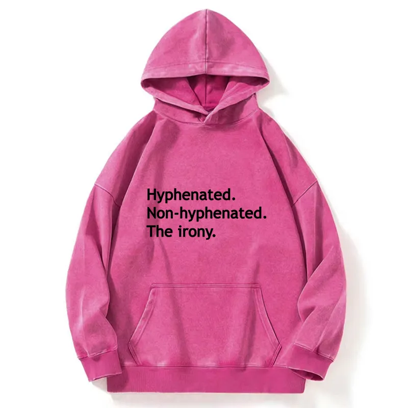 Tokyo-Tiger Hyphenated Funny Washed Hoodie