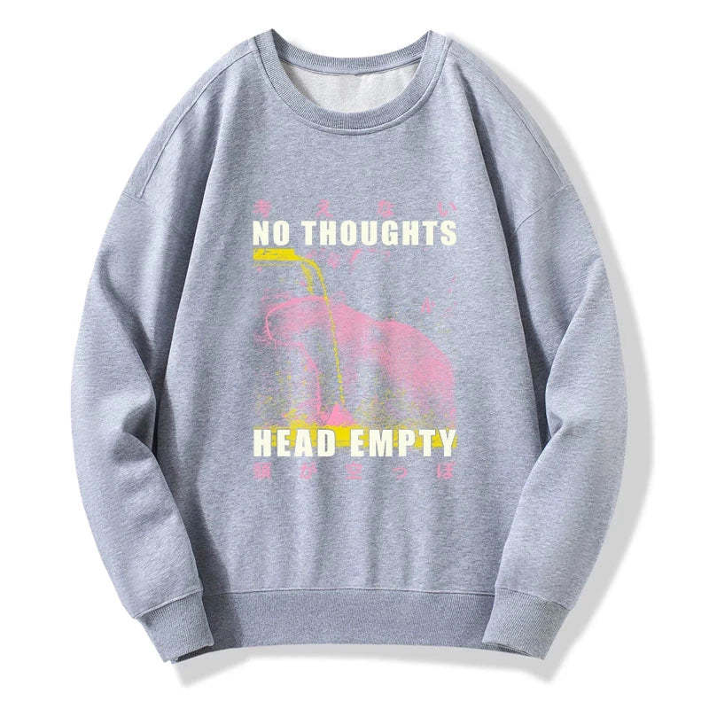 Tokyo-Tiger No Thoughts Head Empty Sweatshirt