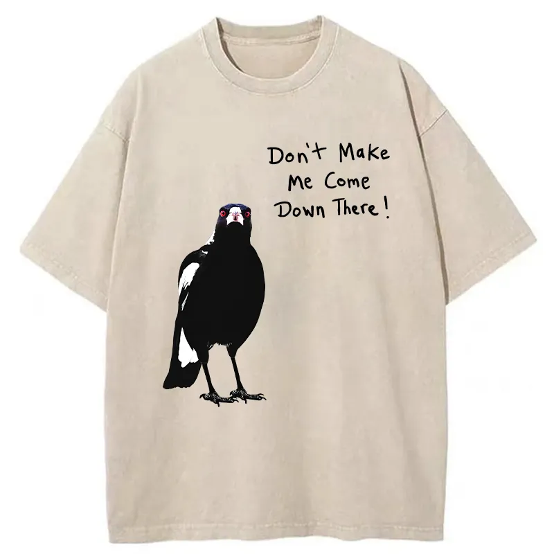 Tokyo-Tiger Angry Crow Meme Washed T-Shirt