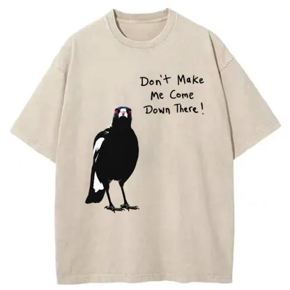 Tokyo-Tiger Angry Crow Meme Washed T-Shirt