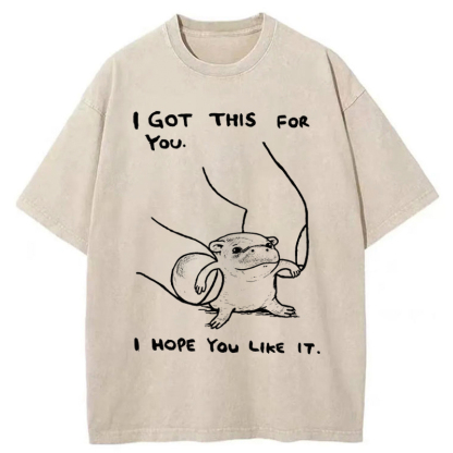 Tokyo-Tiger I Got This For You Washed T-Shirt