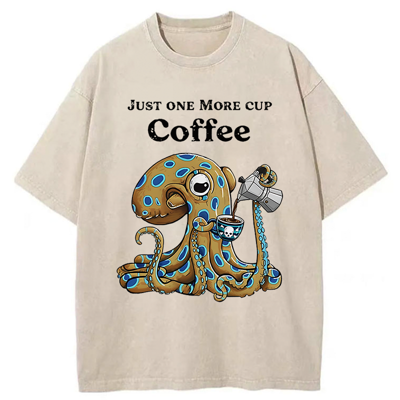 Tokyo-Tiger Poisoned Coffee Washed T-Shirt