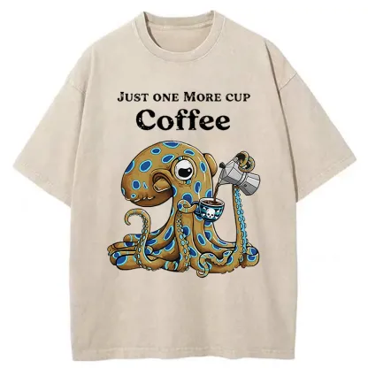 Tokyo-Tiger Poisoned Coffee Washed T-Shirt