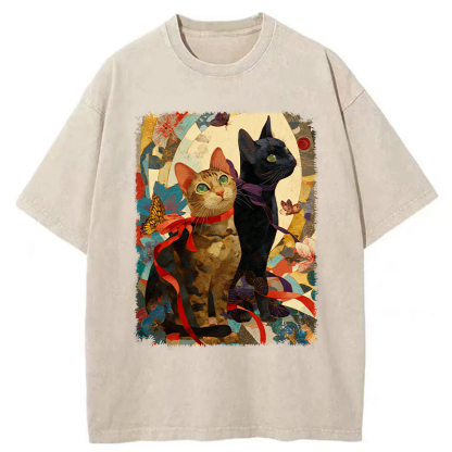 Tokyo-Tiger Ribbon Riot Washed T-Shirt