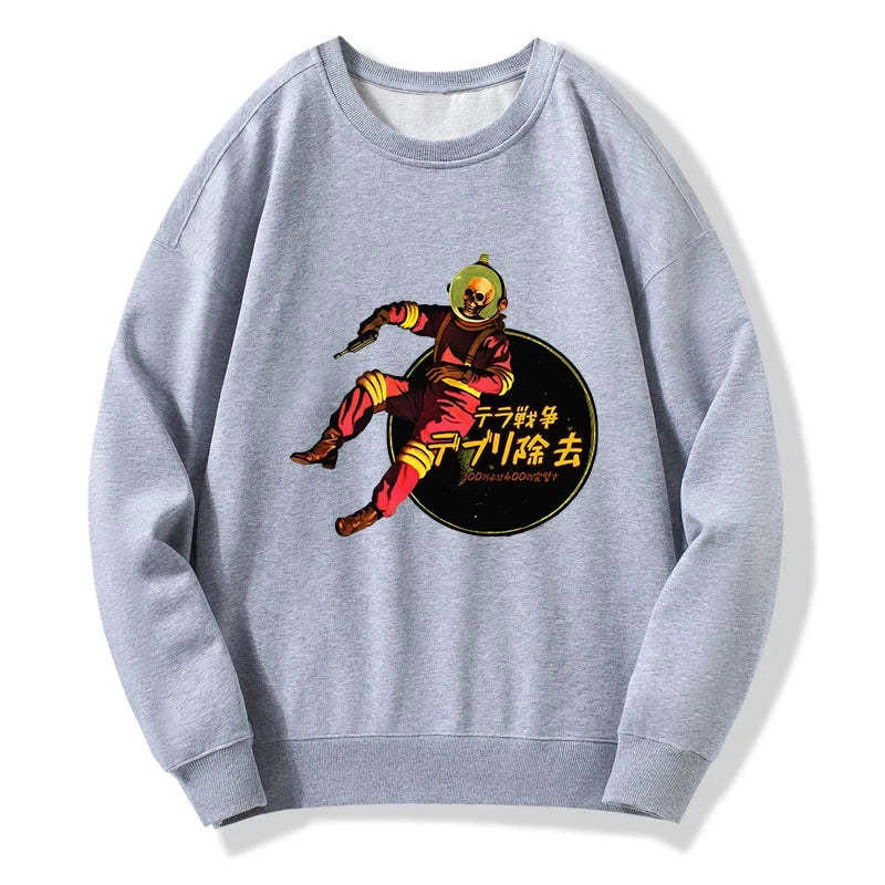Tokyo-Tiger Skeleton Astronaut Sweatshirt