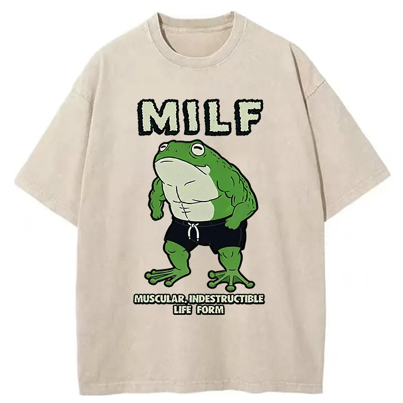 Tokyo-Tiger MILF Frog Washed T-Shirt