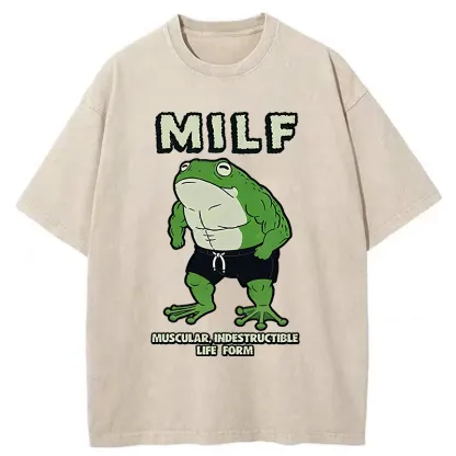 Tokyo-Tiger MILF Frog Washed T-Shirt