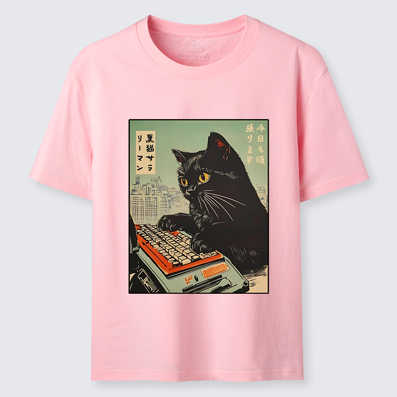Tokyo-Tiger Cat Typing Classic T-Shirt