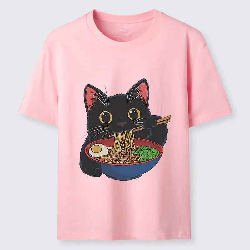 Tokyo-Tiger Black Cat Ate Japan Ramen Classic T-Shirt