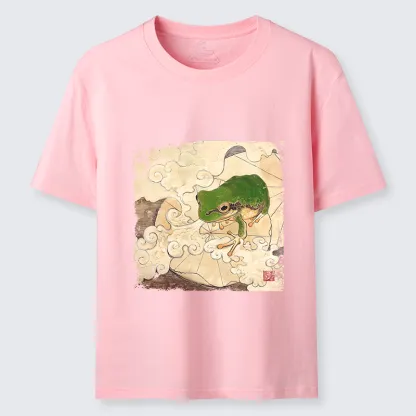 Tokyo-Tiger Vintage Frog Painting Classic T-Shirt